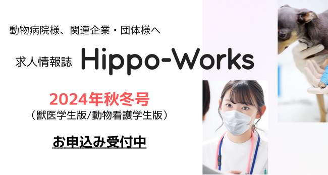求人情報誌Hippo-Works 2024年秋冬号の求人広告掲載を受付中